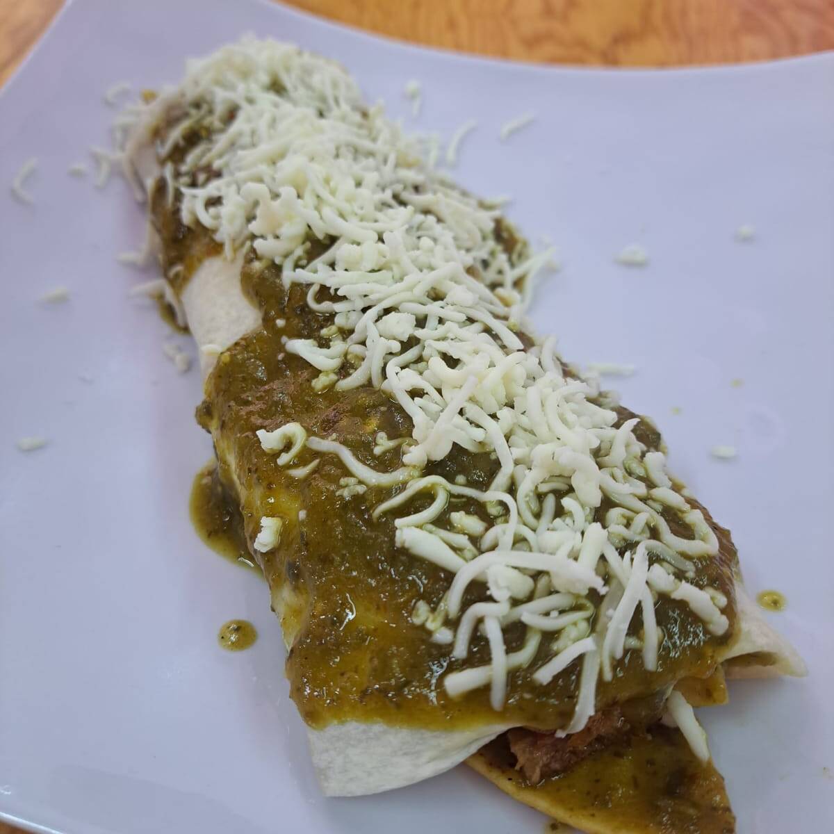 Burrito con Chilaquiles