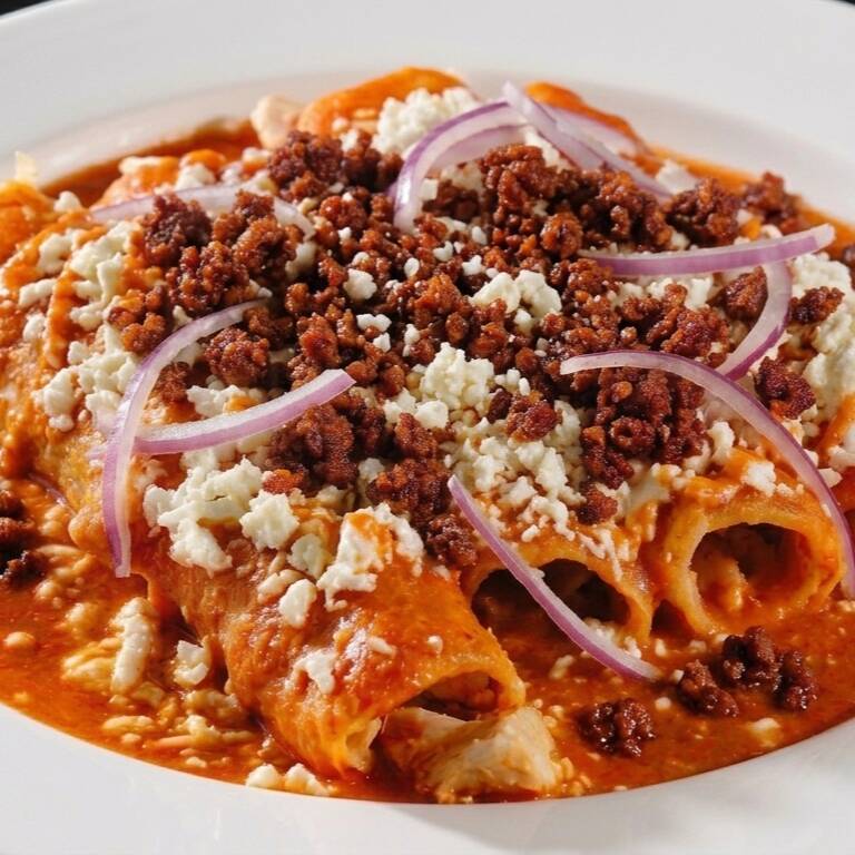 Enchiladas con Chorizo