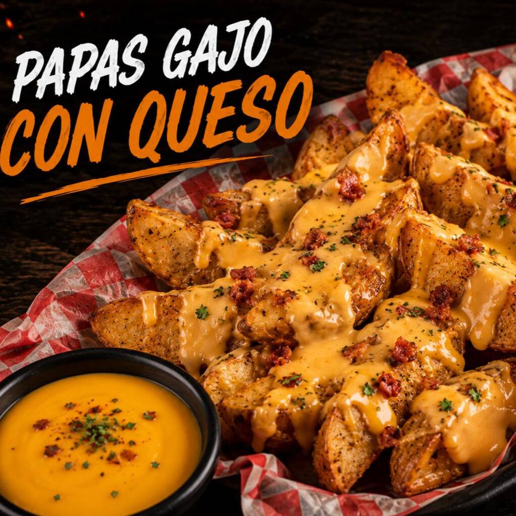 Papas Gajo con queso