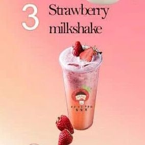 3. Strawberry Milkshake