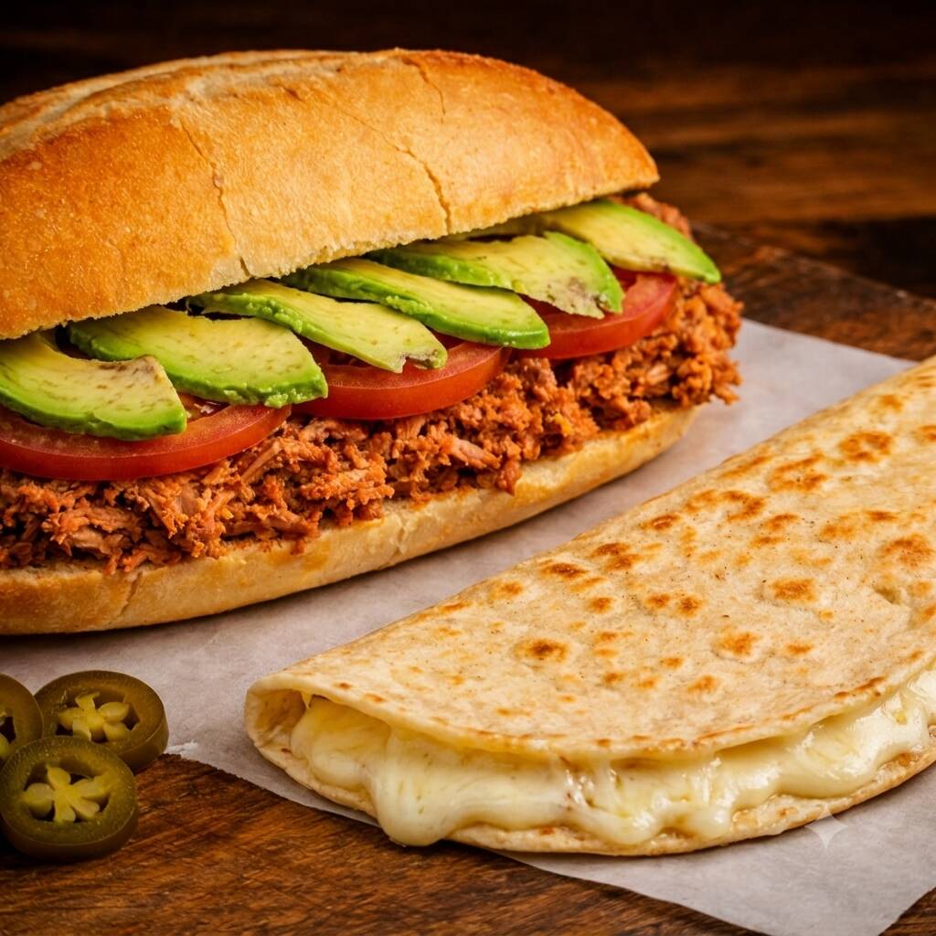 Combo Plus (torta de Pierna + Quesadilla Sencilla)