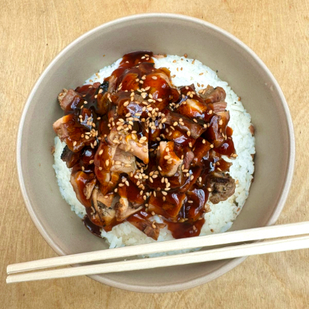 Teriyaki Bowl Mixto al Carbón