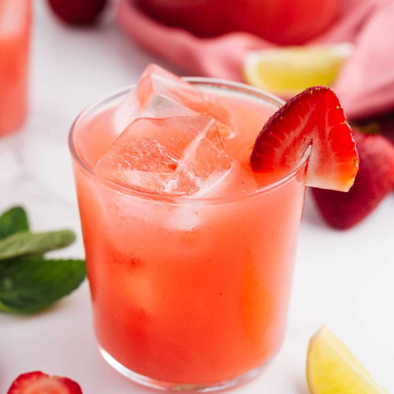 Agua de Fresa Natural 1Lt