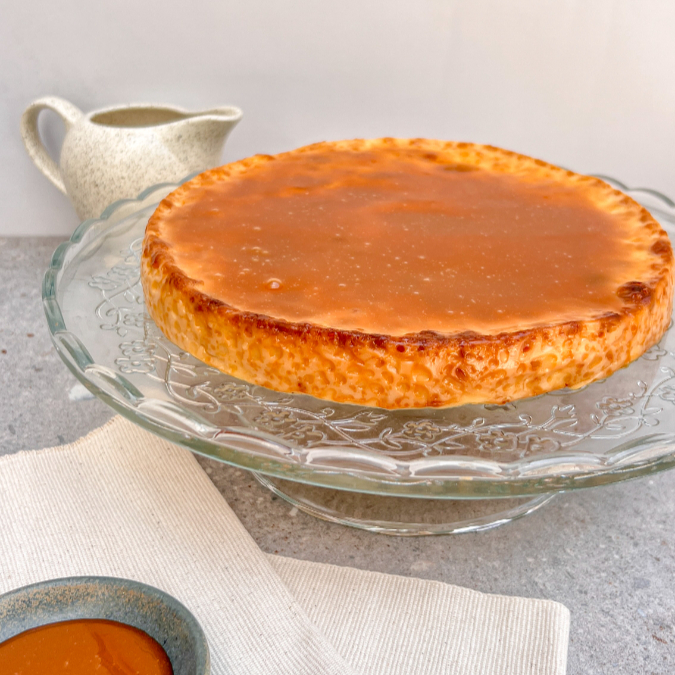 Postre de leche asada grande
