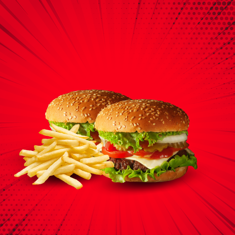 Combo 🍔🍔 2 Classic + 🍟