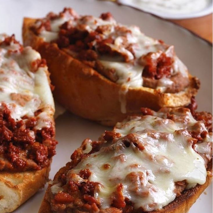 Molletes 2 pzas
