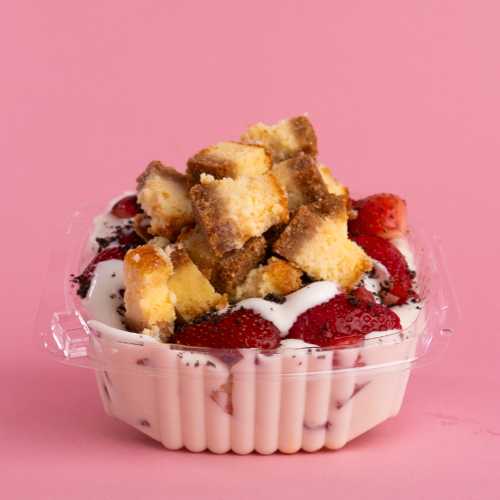 Cheese Cake con Fresas con Crema