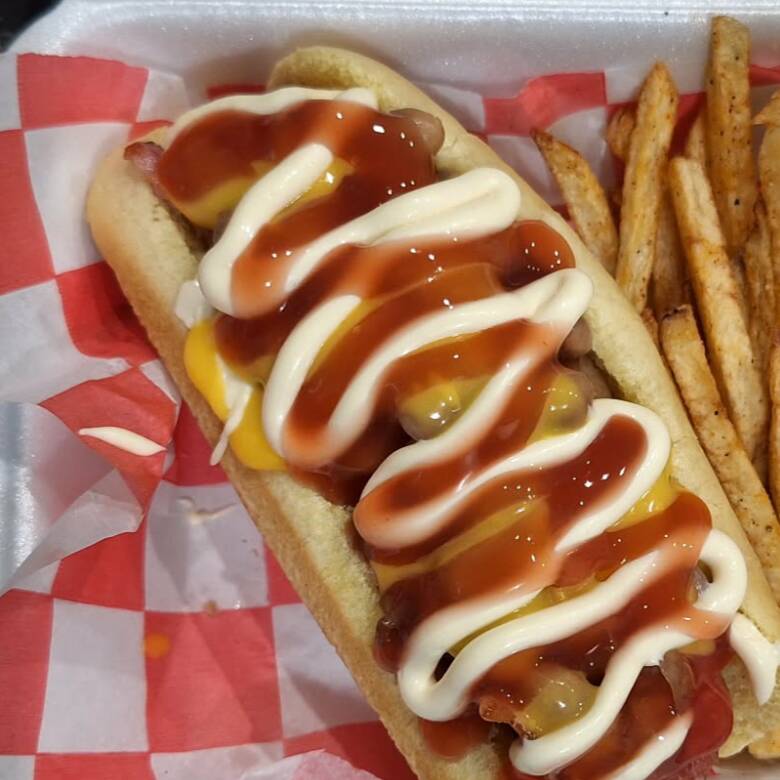 Hot Dog con tocino