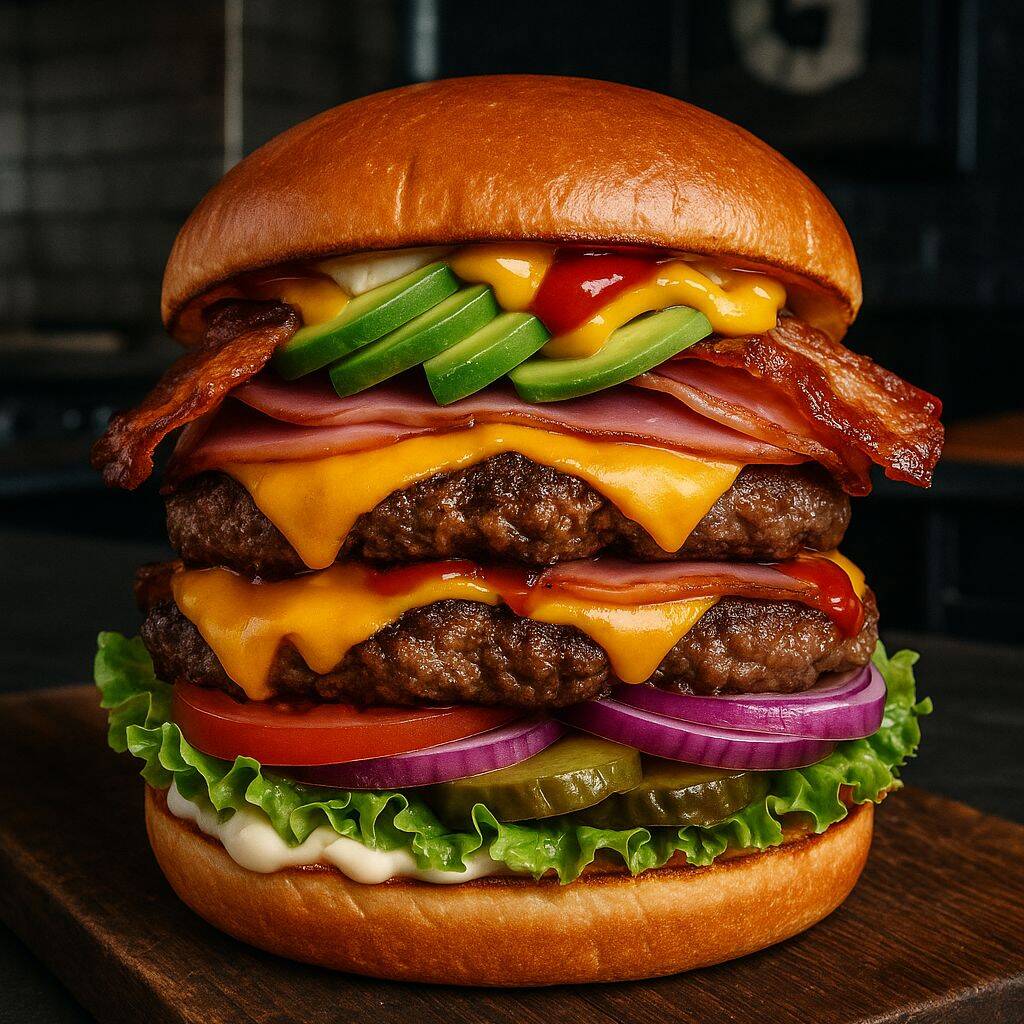 Hamburguesa Doble Chiraz Burger