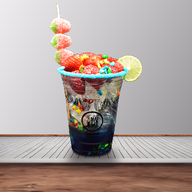 Mezclada Chicle Fresa Grande 1L