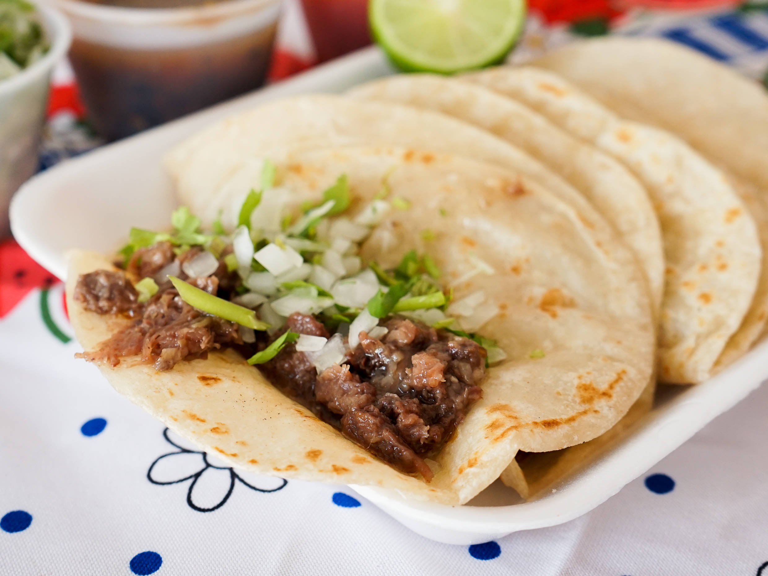 Orden de Tacos Harina
