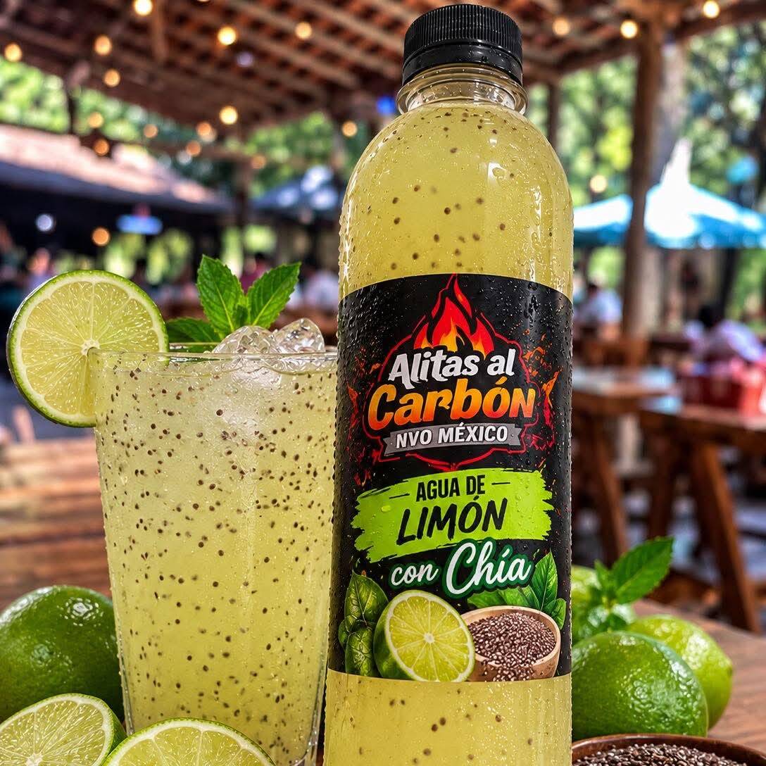 Agua de Limón con Chía 500ml