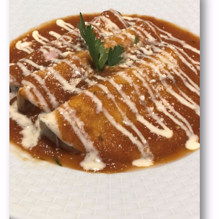 Desayuno Mexicano Enchiladas Rojas