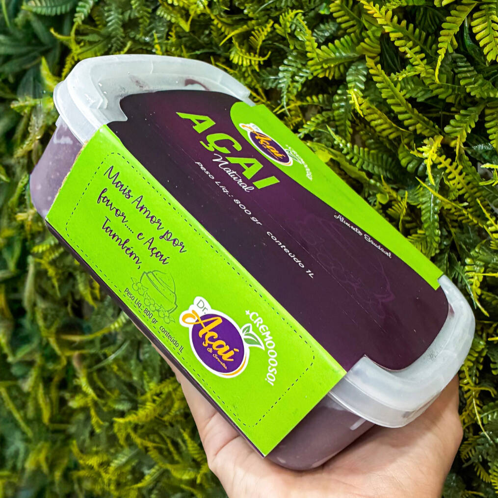 Um delicioso açaí de 1litro.