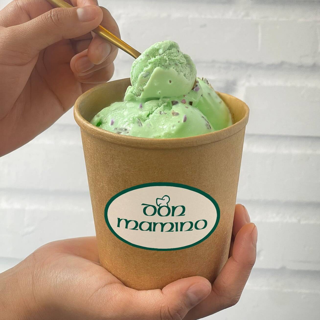 Helado de Menta Granizada