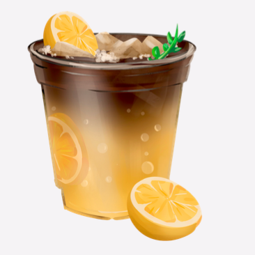 Naranja Soda Americano