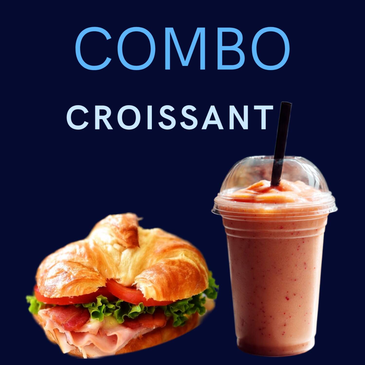 Combo #2 Croissant y Smoothie