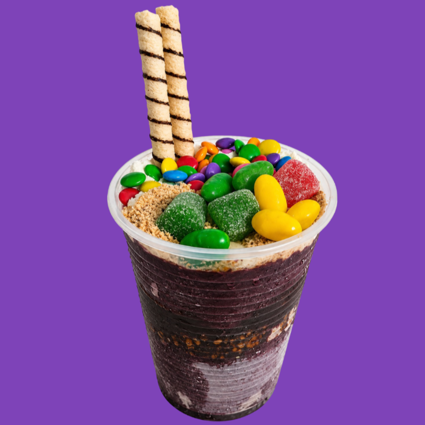 💜 O Verdadeiro Açaí Premium & Super Cremoso!
Preparado na consistência perfeita e batido em nossa receita especial para garantir o máximo de sabor e refrescância. Uma combinação irresistível, montada com todo capricho e camadas generosas de complementos.
Entrega Super Rápida 🚀
Chega Geladinho no Ponto Certo! 🧊