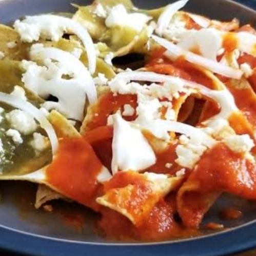 Chilaquiles 2 Salsas Pollo