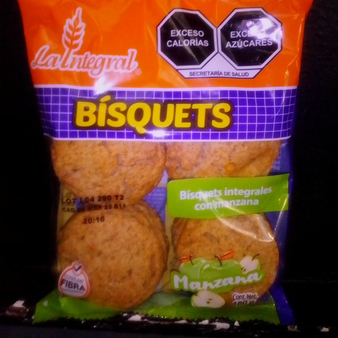 Galletas Integrales Chocolate