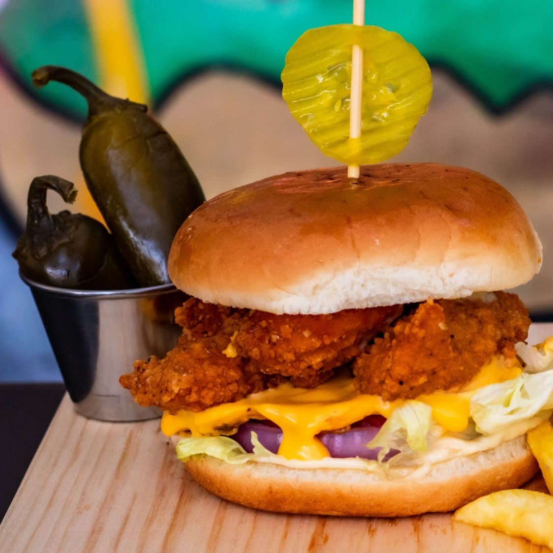 Con Pollo Crujiente 🍔
