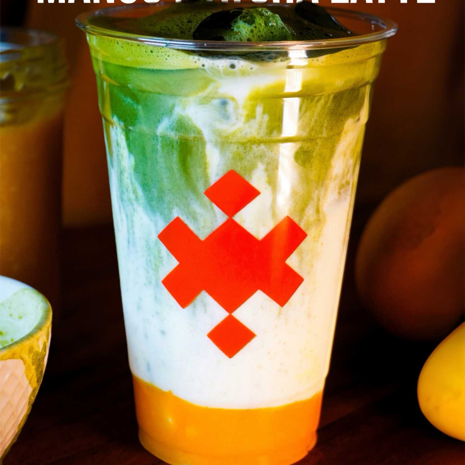 MANGO MATCHA LATTE
