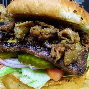 Hamburguesa Con Tripitas