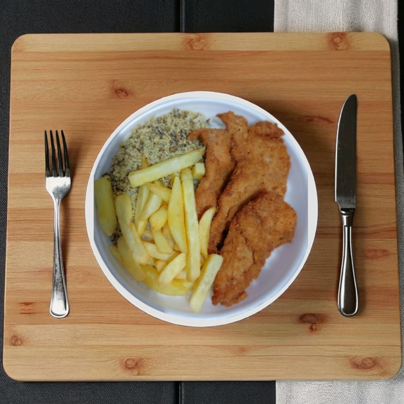 Nossa!! Deliciosa marmita vai .. Arroz branco soltinho, feijão bem temperado,uma deliciosa farofa de costela defumada. (escolha seu acompanhante.)