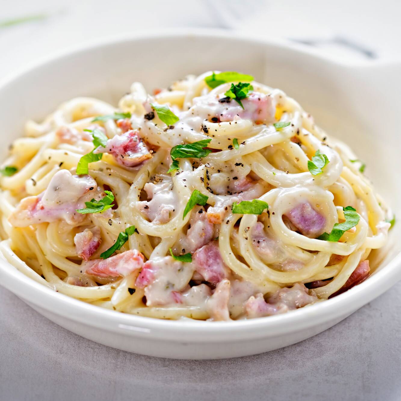 Spaguetti a la Carbonara