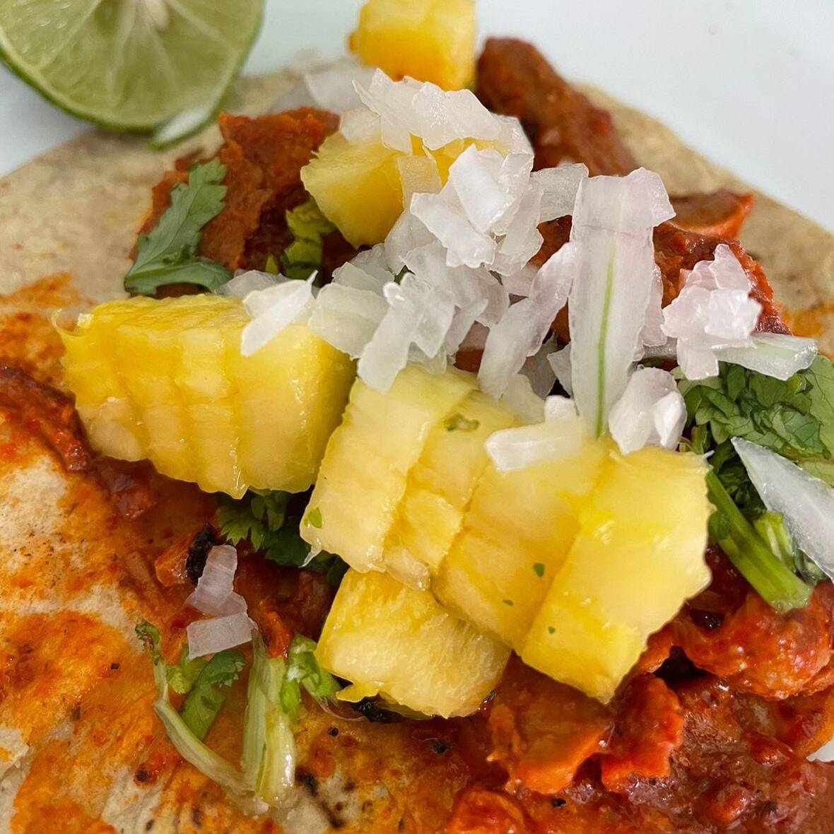 Taco de Pastor de Soya