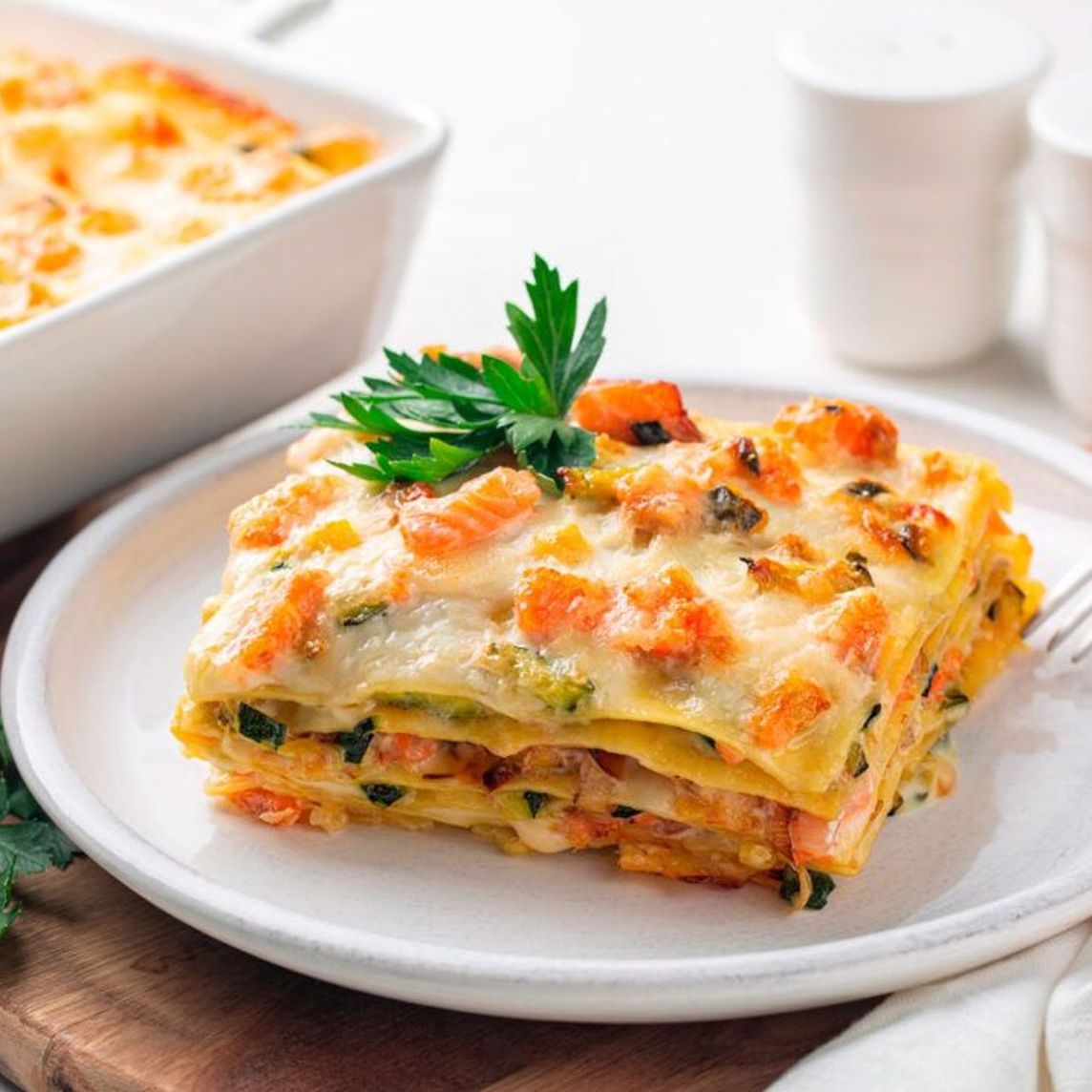 Lasagna de Salmon de Alaska