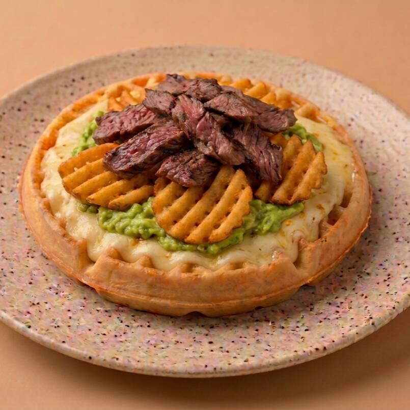 Waffle Arrachera