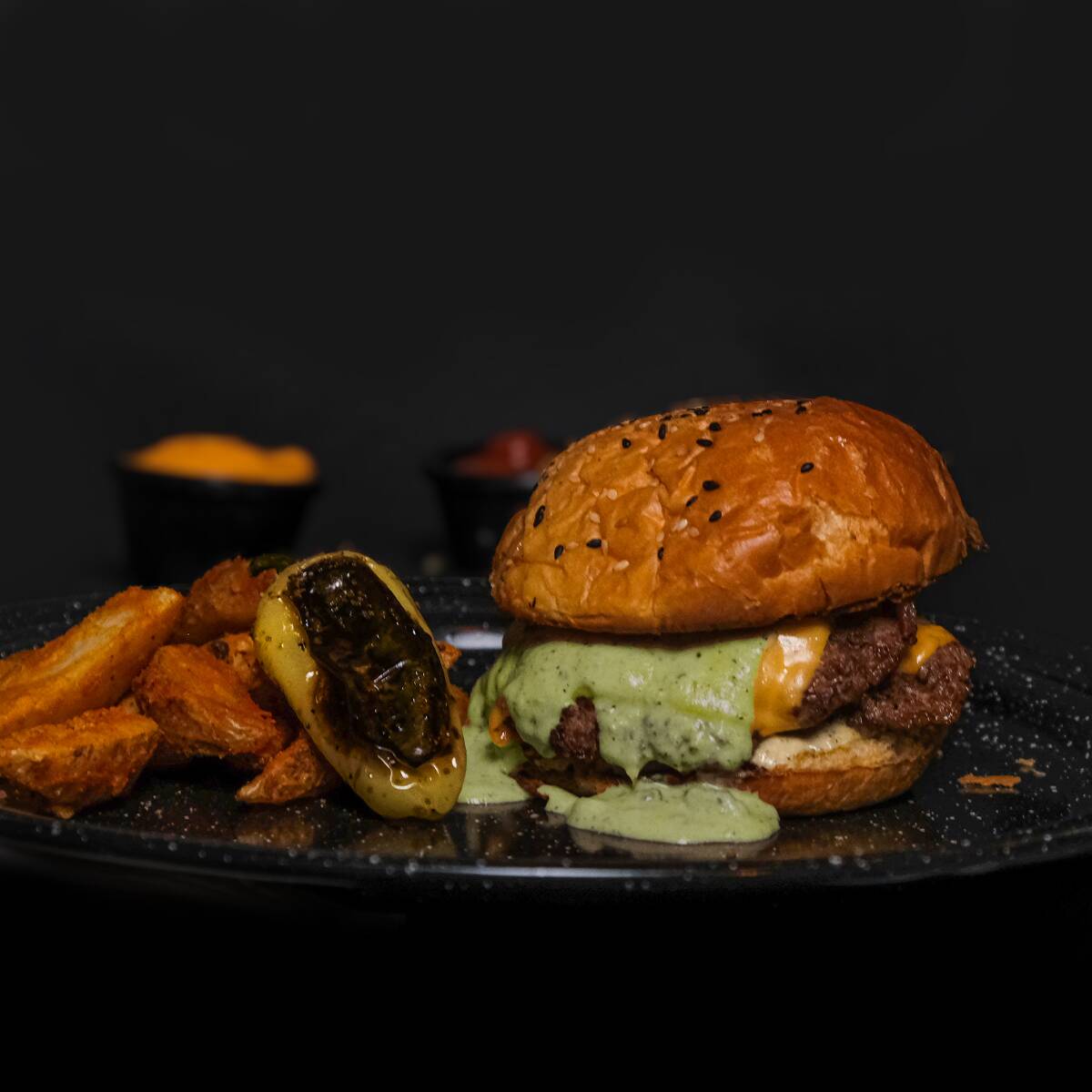 Hamburguesa Crema de Jalapeño