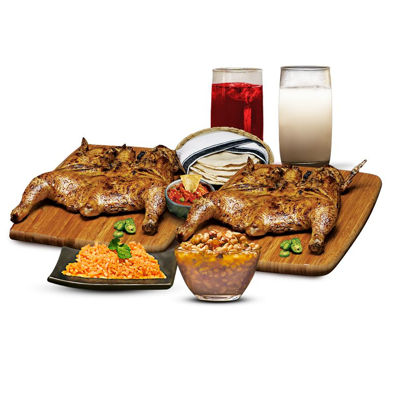 Ofertazo GDE/2 Pollo+2 Compl+2 Aguas 500