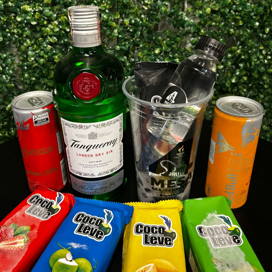 SOMENTE A DOSE, NÃO É A GARRAFA. Favor indicar nas observações o sabor do gelo e do energético (morango, melancia, coco, maçã verde e maracujá)