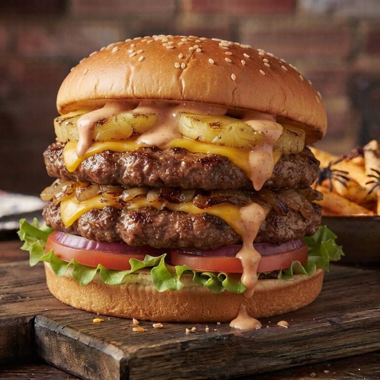 HAMBURGUESA DOBLE TODO