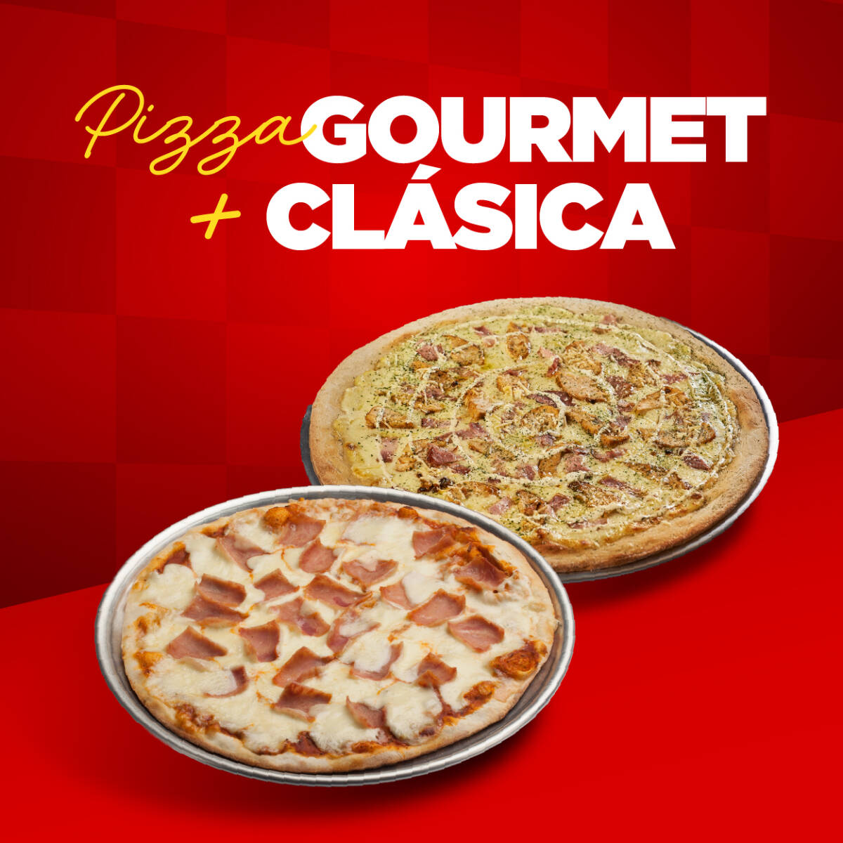 Medium Pizza Clásica + Gourmet