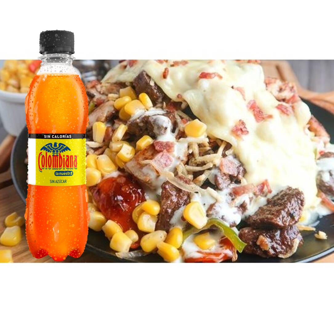 Mazorcada de Cerdo BBQ mas Gaseosa 250ml 2X1