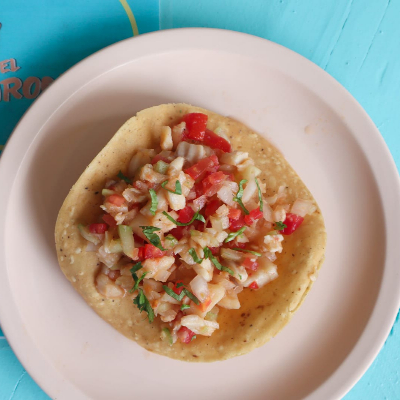 Tostada de Ceviche