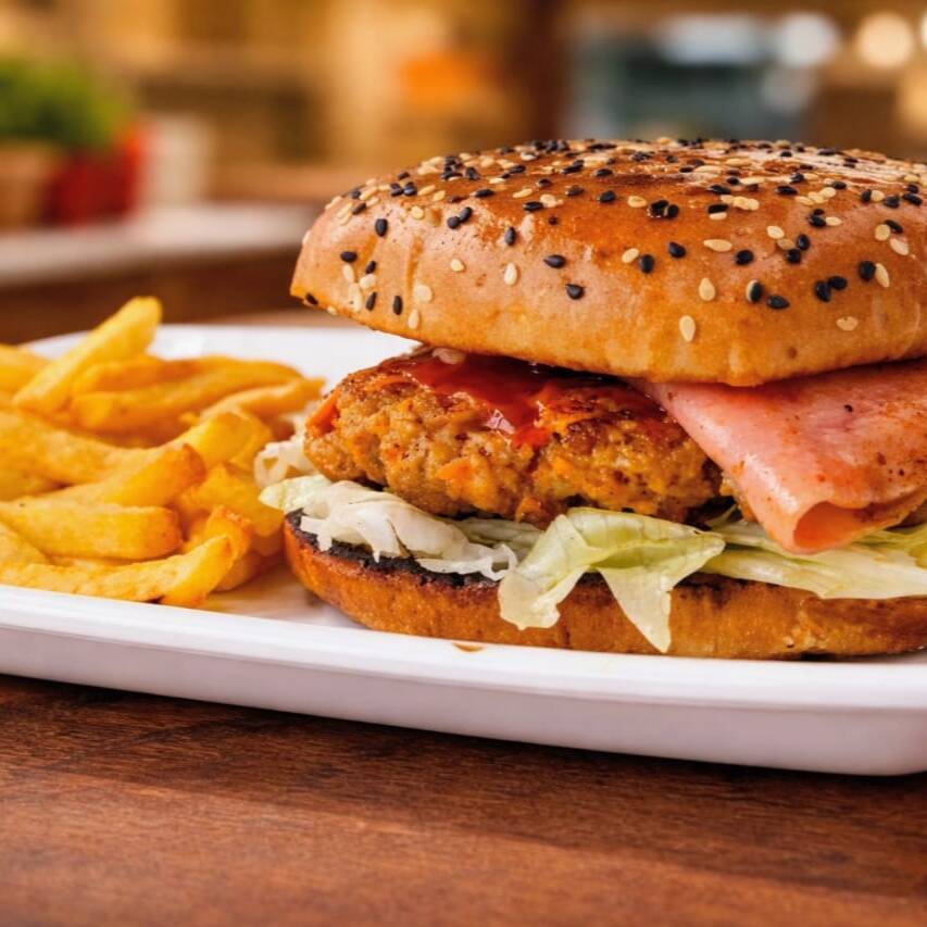 Combo Hamburguesa Sencilla y Papas
