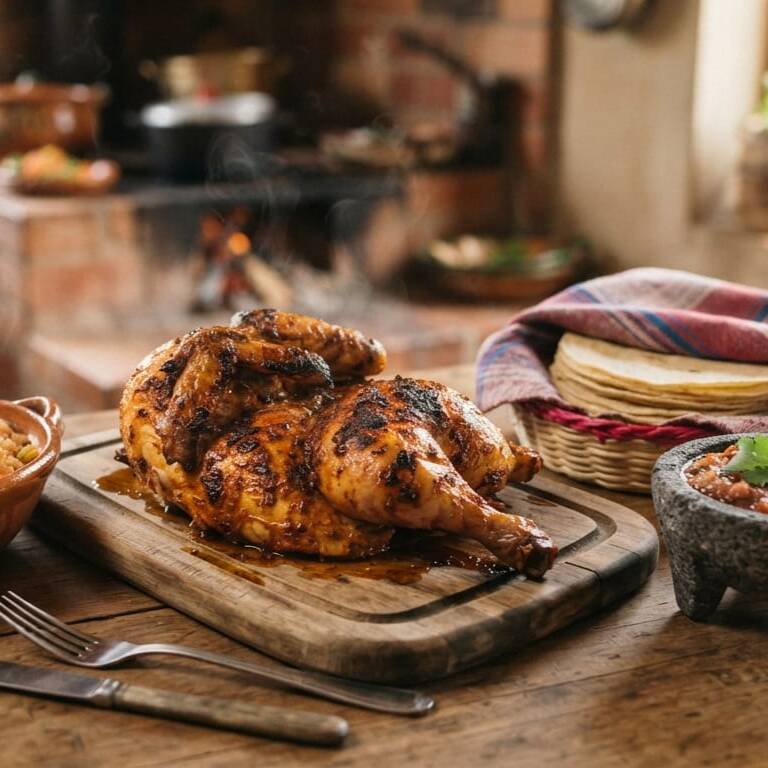 1/2 Pollo Asado más Complementos