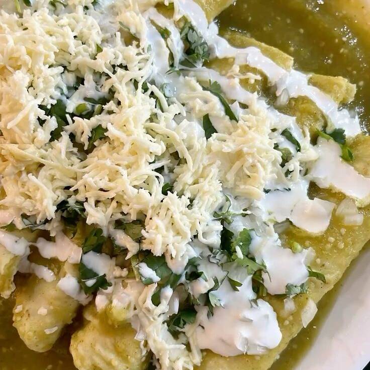 Enchiladas Verdes (5 Pzas.)