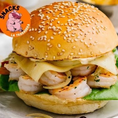 Hamburguesa de Camarón Sencilla