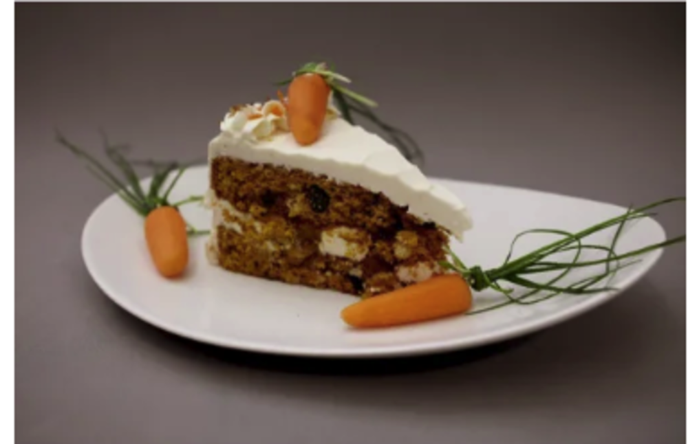 Carrot cake (rebanada)