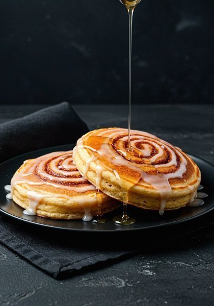 Cinnamon Roll Pancakes