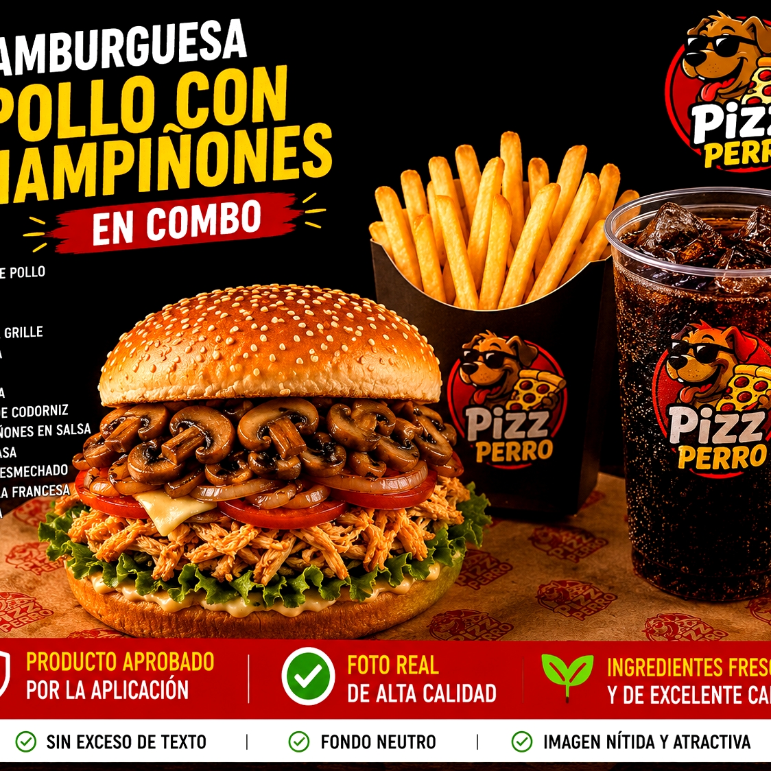 Pollo con Champiñones
