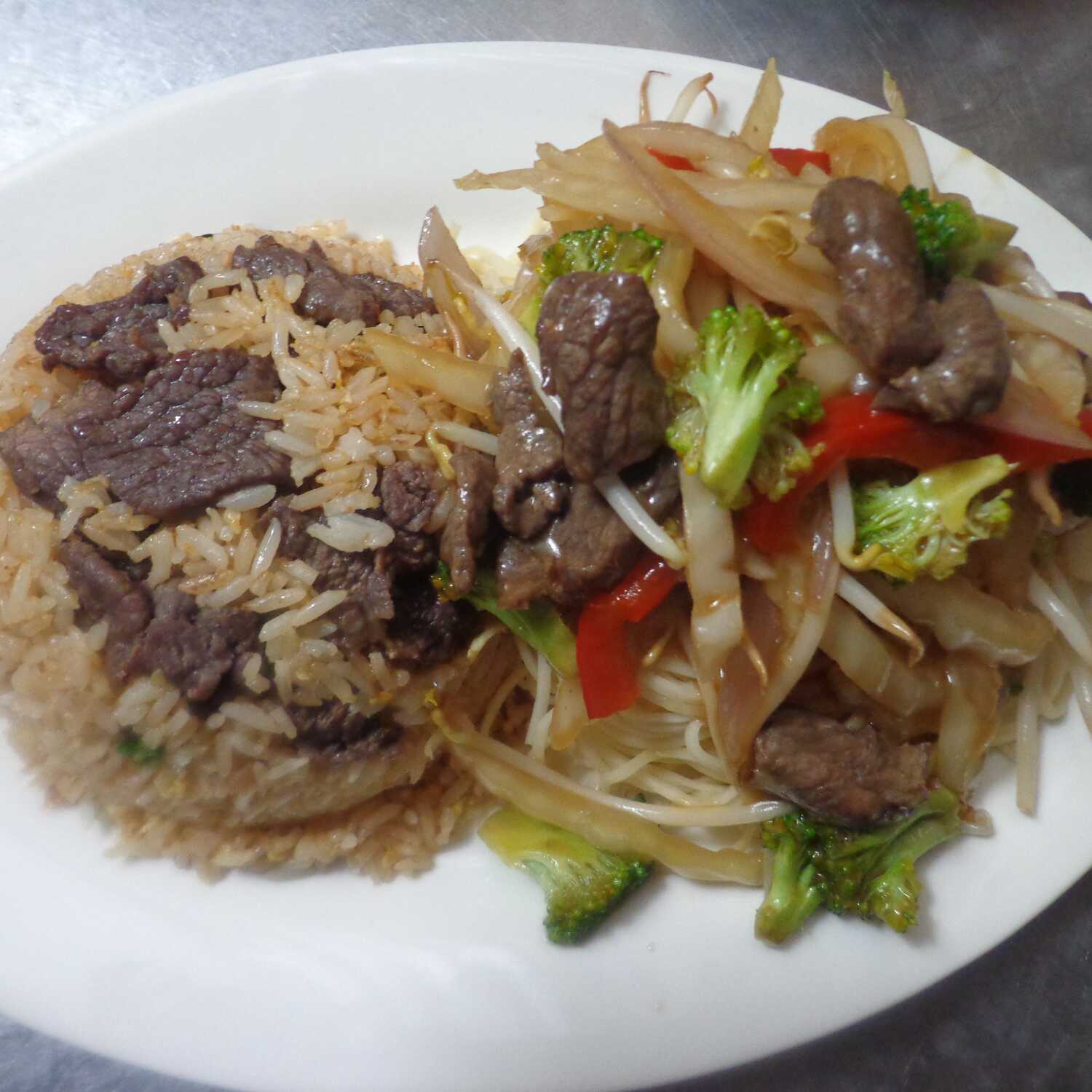 Combinado con Carne