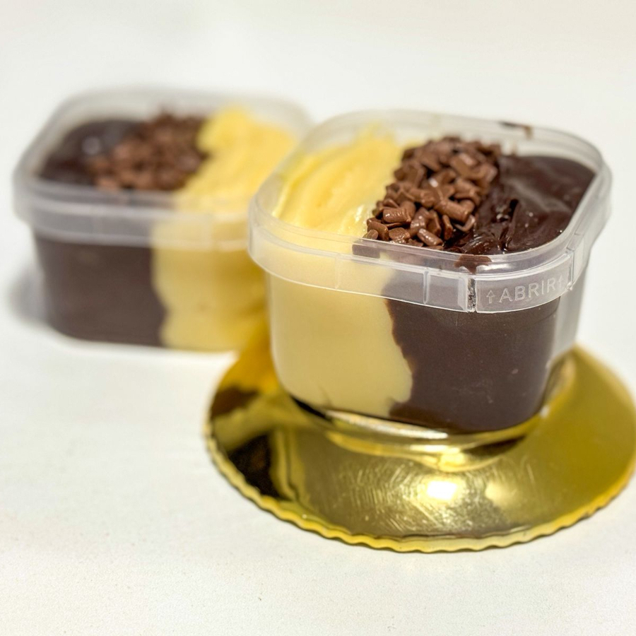 Creme de Leite Ninho para comer de colher junto com nosso brigadeiro ao leite de colher, para quem ama esse dueto essa sobremesa é surreal. Potinho 150ML