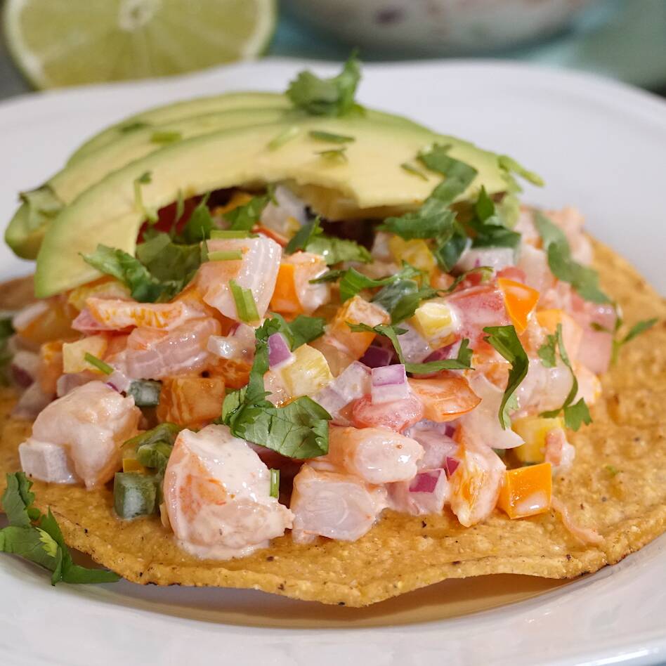 1/2 litro de Ceviche de Camarón
