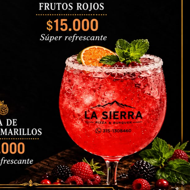 Soda de Frutos Rojos